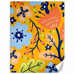 Floral Pattern Adorable Beautiful Aesthetic Secret Garden Canvas 36  X 48  by Grandong