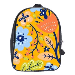 Floral Pattern Adorable Beautiful Aesthetic Secret Garden School Bag (large) by Grandong