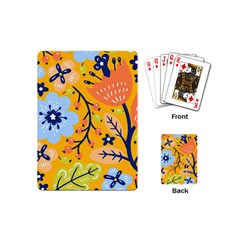 Floral Pattern Adorable Beautiful Aesthetic Secret Garden Playing Cards Single Design (mini) by Grandong