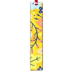 Floral Pattern Adorable Beautiful Aesthetic Secret Garden Large Book Marks by Grandong