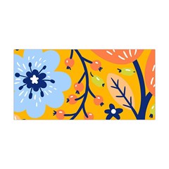 Floral Pattern Adorable Beautiful Aesthetic Secret Garden Yoga Headband by Grandong