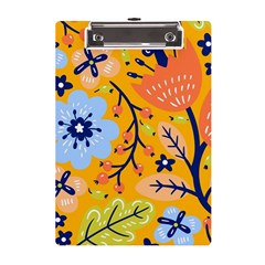 Floral Pattern Adorable Beautiful Aesthetic Secret Garden A5 Acrylic Clipboard by Grandong