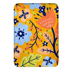 Floral Pattern Adorable Beautiful Aesthetic Secret Garden Rectangular Glass Fridge Magnet (4 Pack) by Grandong