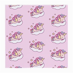 Unicorn Clouds Colorful Cute Pattern Sleepy Medium Glasses Cloth (2 Sides)