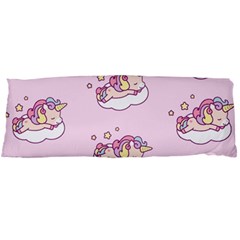 Unicorn Clouds Colorful Cute Pattern Sleepy Body Pillow Case (dakimakura) by Grandong