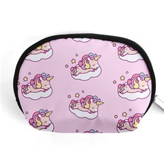 Unicorn Clouds Colorful Cute Pattern Sleepy Accessory Pouch (medium) by Grandong