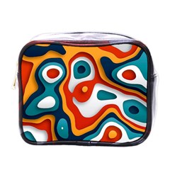 Colors Pastel Patterns Mini Toiletries Bag (one Side) by Grandong