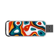 Colors Pastel Patterns Portable Usb Flash (one Side) by Grandong