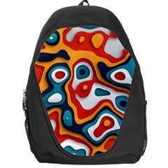 Colors Pastel Patterns Backpack Bag by Grandong