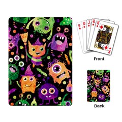 Fun Halloween Monsters Playing Cards Single Design (rectangle) by Grandong