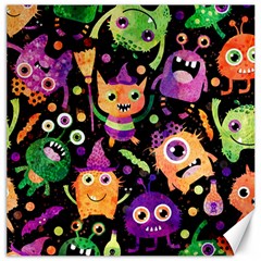 Fun Halloween Monsters Canvas 16  X 16  by Grandong