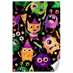 Fun Halloween Monsters Canvas 20  X 30  by Grandong