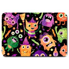 Fun Halloween Monsters Large Doormat by Grandong