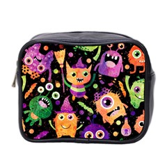 Fun Halloween Monsters Mini Toiletries Bag (two Sides) by Grandong