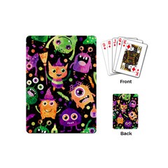 Fun Halloween Monsters Playing Cards Single Design (mini) by Grandong