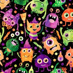 Fun Halloween Monsters Play Mat (rectangle) by Grandong