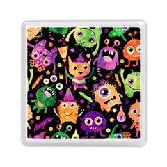 Fun Halloween Monsters Memory Card Reader (square) by Grandong