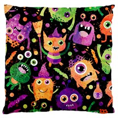 Fun Halloween Monsters Large Cushion Case (one Side) by Grandong