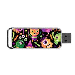 Fun Halloween Monsters Portable Usb Flash (two Sides) by Grandong