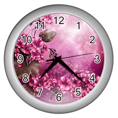 24 RISE. Wall Clock (Silver)