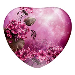 24 RISE. Heart Glass Fridge Magnet (4 pack)