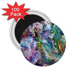 Flowing Patterns 2 25  Magnets (100 Pack)  by kaleidomarblingart