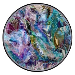 Flowing Patterns Wireless Fast Charger(black) by kaleidomarblingart