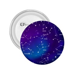 Realistic Night Sky Poster With Constellations 2 25  Buttons by Grandong