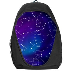 Realistic Night Sky Poster With Constellations Backpack Bag by Grandong