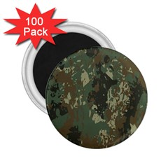 Camouflage Splatters Background 2 25  Magnets (100 Pack)  by Grandong