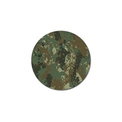 Camouflage Splatters Background Golf Ball Marker by Grandong