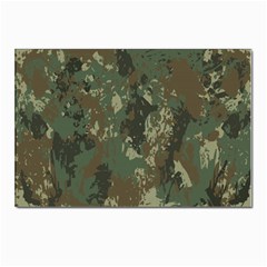 Camouflage Splatters Background Postcard 4 x 6  (pkg Of 10) by Grandong