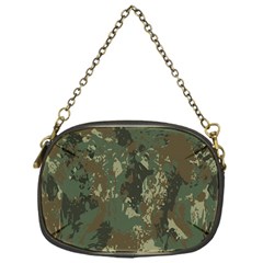 Camouflage Splatters Background Chain Purse (one Side) by Grandong