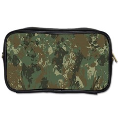 Camouflage Splatters Background Toiletries Bag (one Side) by Grandong