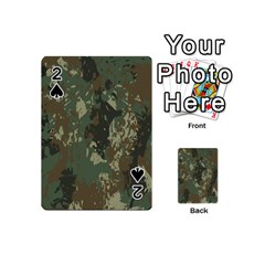 Camouflage Splatters Background Playing Cards 54 Designs (mini) by Grandong