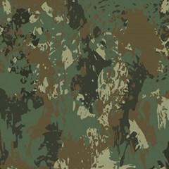 Camouflage Splatters Background Play Mat (square) by Grandong