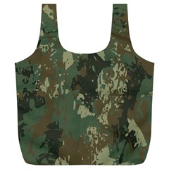 Camouflage Splatters Background Full Print Recycle Bag (xl) by Grandong