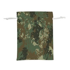 Camouflage Splatters Background Lightweight Drawstring Pouch (l) by Grandong