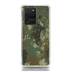 Camouflage Splatters Background Samsung Galaxy S20 Ultra 6 9 Inch Tpu Uv Case by Grandong