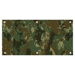 Camouflage Splatters Background Banner And Sign 6  X 3  by Grandong