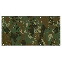 Camouflage Splatters Background Banner And Sign 8  X 4  by Grandong