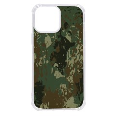 Camouflage Splatters Background Iphone 13 Pro Max Tpu Uv Print Case by Grandong