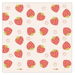 Strawberries Pattern Design Square Satin Scarf (36  X 36 ) by Grandong