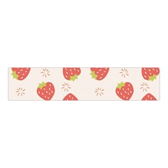 Strawberries Pattern Design Velvet Scrunchie by Grandong