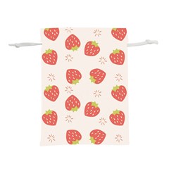 Strawberries Pattern Design Lightweight Drawstring Pouch (s) by Grandong