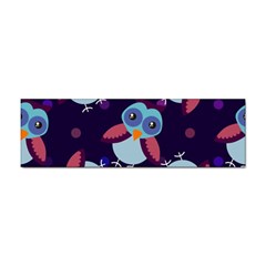 Owl Pattern Background Sticker (bumper)