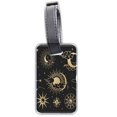 Star Colorful Christmas Abstract Art Luggage Tag (two Sides) by Grandong