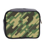 Camouflage Pattern Background Mini Toiletries Bag (Two Sides) Back