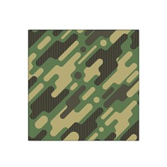 Camouflage Pattern Background Satin Bandana Scarf 22  X 22  by Grandong