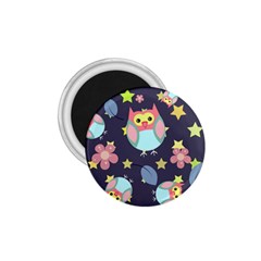 Owl Stars Pattern Background 1 75  Magnets by Grandong